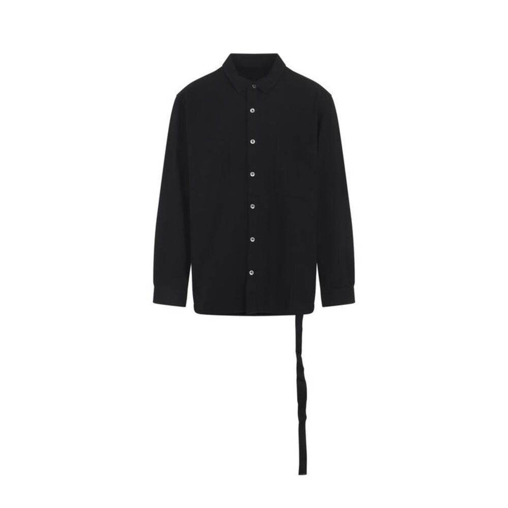 DRKSHDW Long-Sleeve Overshirt with Detachable Tie Men BLACK Shirts